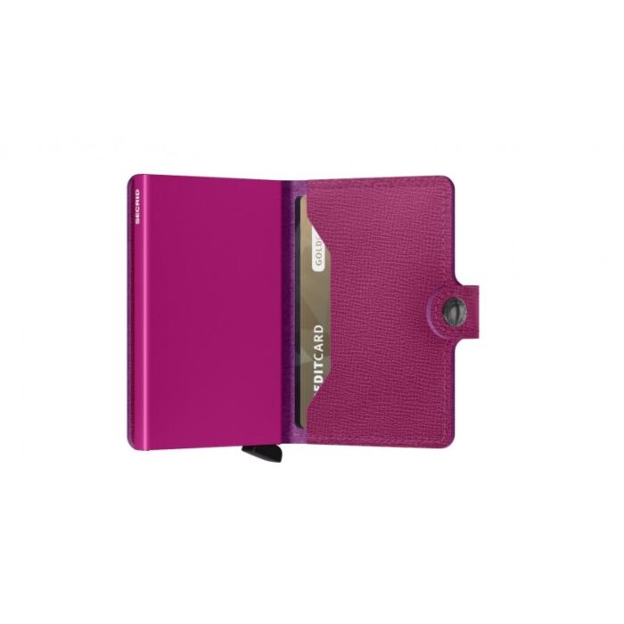 Secrid Mini Wallet Crisple – Fuchsia – Personalised Gifts for Her - Crep Direct UK