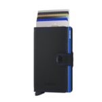 Secrid Mini Wallet Matte – Black Blue – Mens Wallets, Bags and Accessories - Crep Direct UK