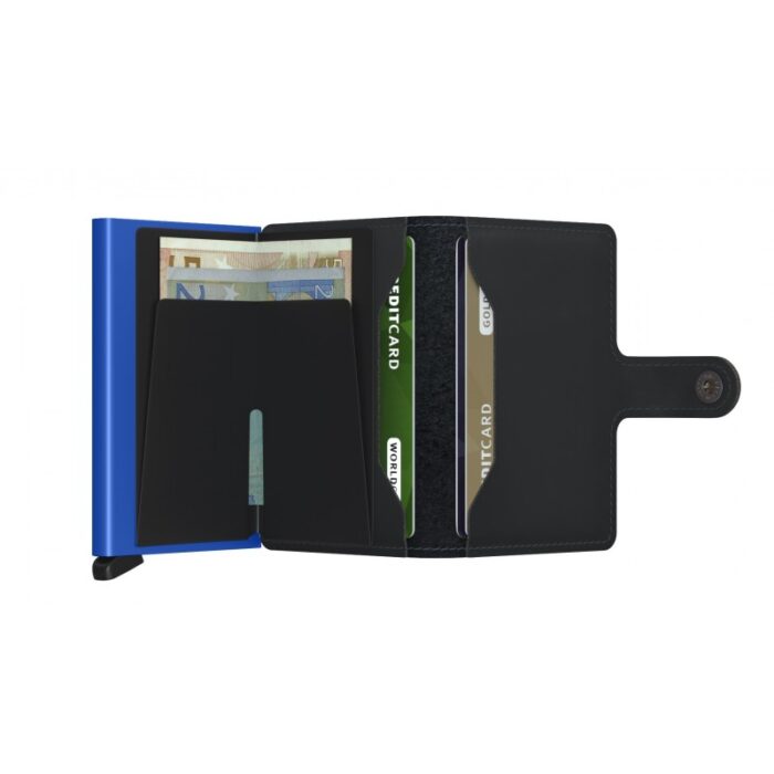Secrid Mini Wallet Matte – Black Blue – Mens Wallets, Bags and Accessories - Crep Direct UK
