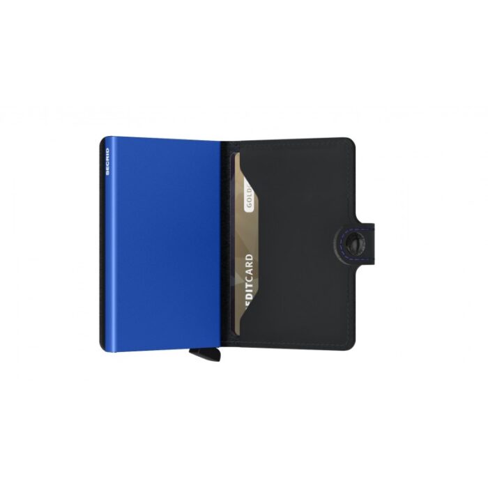 Secrid Mini Wallet Matte – Black Blue – Mens Wallets, Bags and Accessories - Crep Direct UK