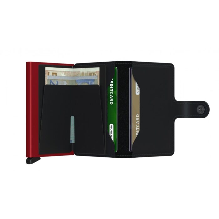 Secrid Mini Wallet Matte – Black Red – Personalised Gifts for Her - Crep Direct UK