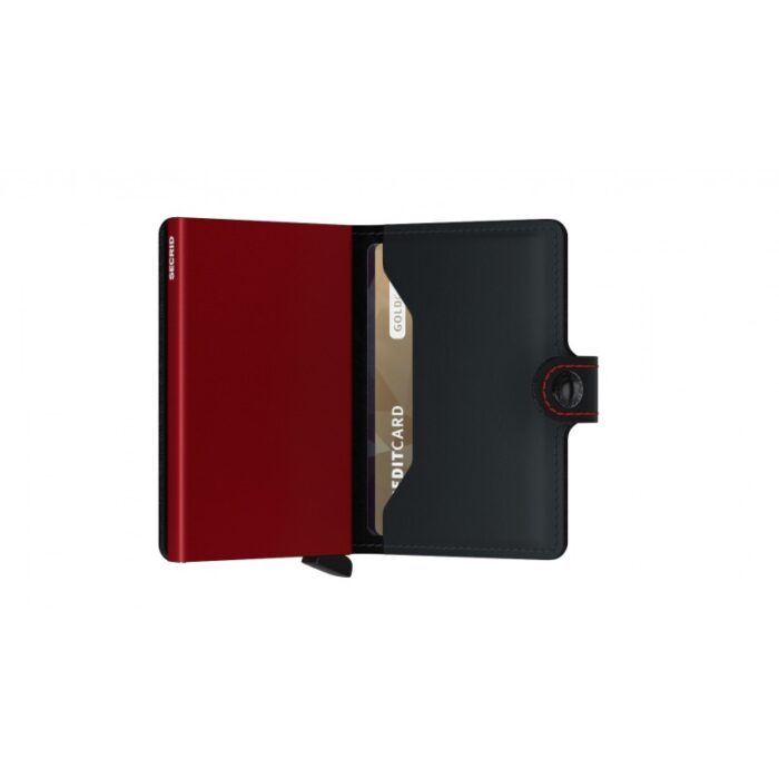 Secrid Mini Wallet Matte – Black Red – Personalised Gifts for Her - Crep Direct UK