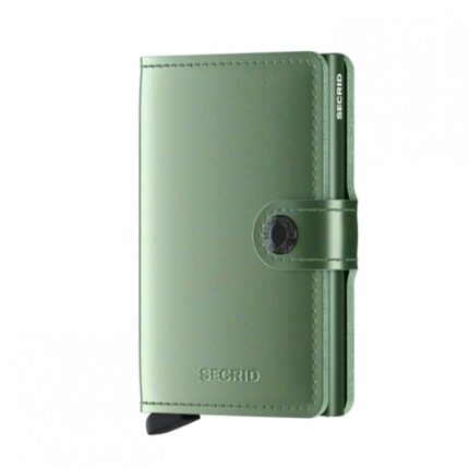 Secrid Mini Wallet Metallic Green – Personalised Gifts for Her - Crep Direct UK