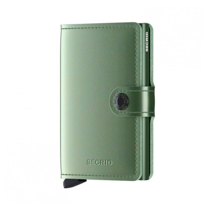 Secrid Mini Wallet Metallic Green – Personalised Gifts for Her - Crep Direct UK
