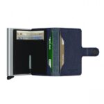 Secrid Mini Wallet Veg Blue – Navy Silver – Mens Wallets, Bags and Accessories - Crep Direct UK
