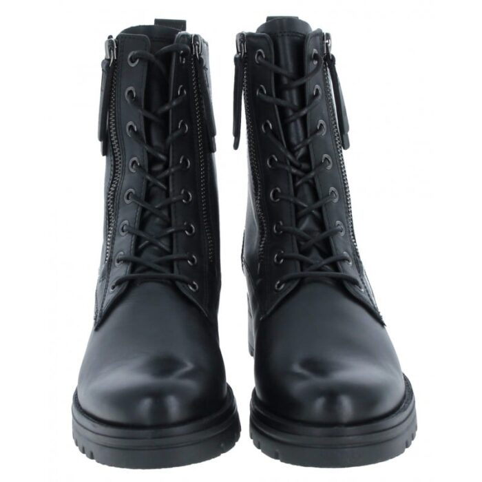 Gabor Serve 32.785 Ankle Boots – Black Leather – Womens Boots - Crep Direct UK