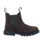 Geox J16FAA J Shaylax Ankle Boots – Coffee/Dk Olive – Boys Boots - Crep Direct UK