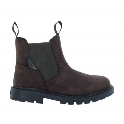 Geox J16FAA J Shaylax Ankle Boots - Coffee/Dk Olive - Boys Boots