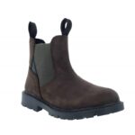Geox J16FAA J Shaylax Ankle Boots – Coffee/Dk Olive – Boys Boots - Crep Direct UK