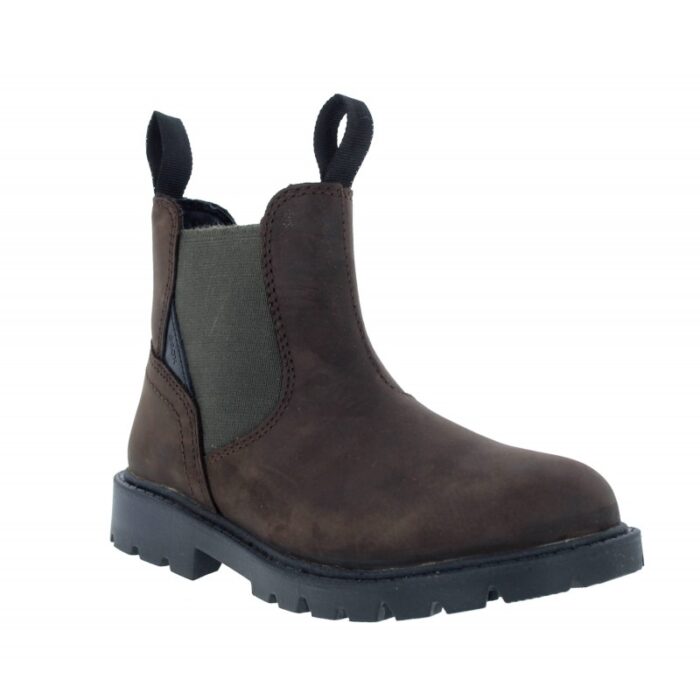 Geox J16FAA J Shaylax Ankle Boots – Coffee/Dk Olive – Boys Boots - Crep Direct UK
