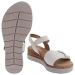 Gabor Shout 62.700 Sandals – Cream Leather – Womens Sandals, Sliders & Toe Posts - Crep Direct UK