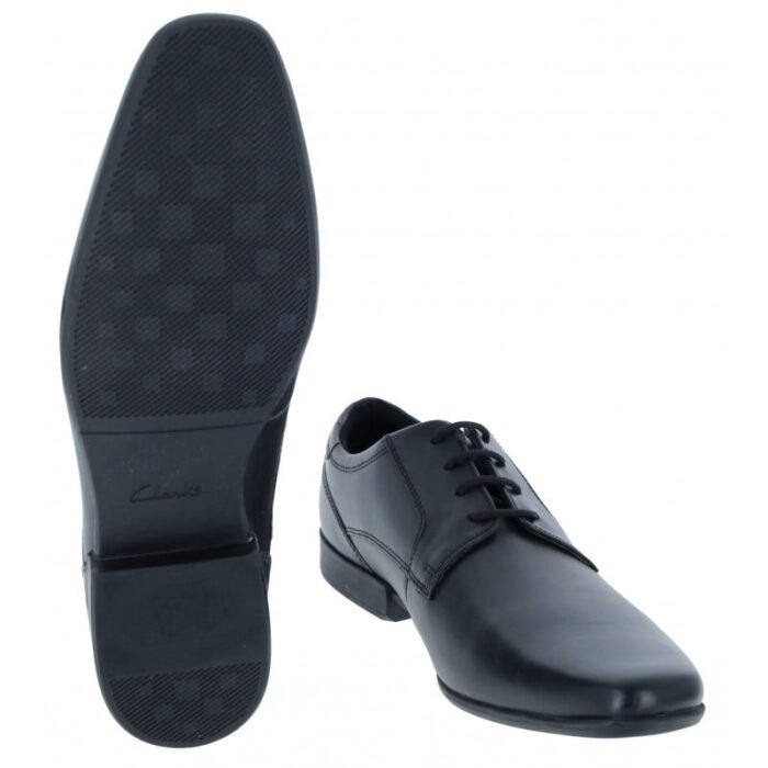 Clarks Sidton Lace Shoes – Black Leather – Mens Shoes - Crep Direct UK