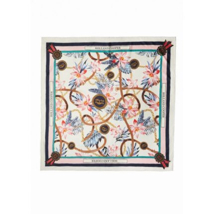 Holland Cooper Silk Scarf - Seychelles - Ladies Clothing