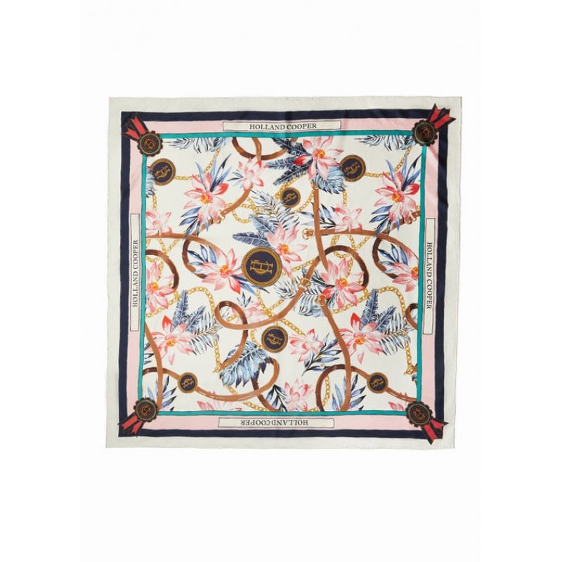 Holland Cooper Silk Scarf – Seychelles – Ladies Clothing - Crep Direct UK Holland Cooper Silk Scarf – Seychelles – Ladies Clothing - Crep Direct UK
