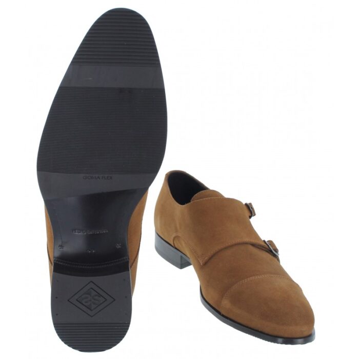 The Golden Boot Golden Boot Silva 5809 Monk Shoes – Cuero Suede – Mens Shoes - Crep Direct UK