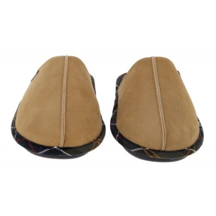 Barbour Simone Mule Slippers LSL0017 – Chestnut – Womens Slippers - Crep Direct UK