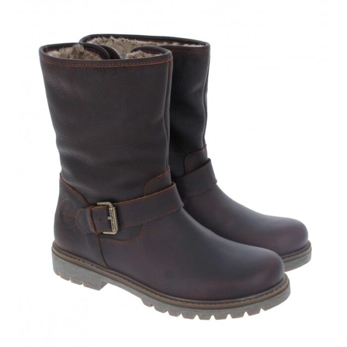 Panama Jack Singapur Boots – Chestnut Leather – Womens Boots - Crep Direct UK
