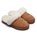 Holland Cooper HC Shearling Slippers – Tan Suede – Womens Slippers - Crep Direct UK Holland Cooper HC Shearling Slippers – Tan Suede – Womens Slippers - Crep Direct UK