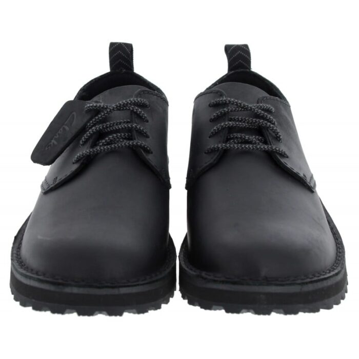 Clarks Solsbury Lace Shoes – Black Leather – Mens Shoes - Crep Direct UK