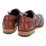 Barker Spencer Shoes – Antique Rosewood/Navy Calf Leather – Mens Shoes - Crep Direct UK