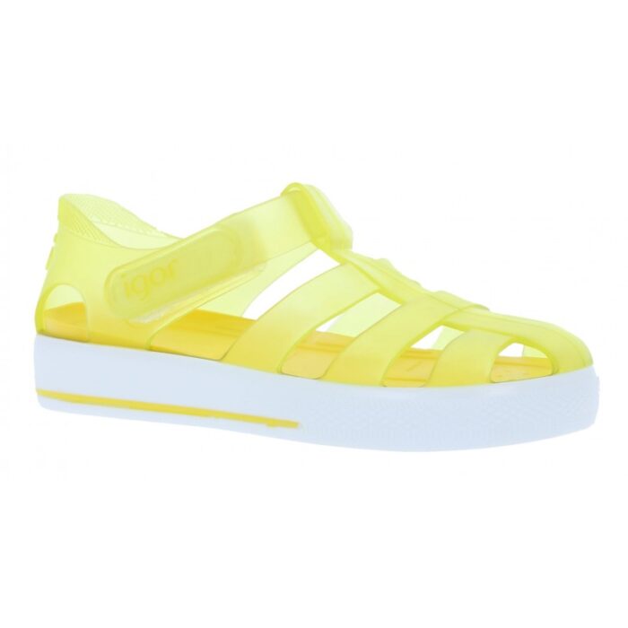 Igor Star Jelly Sandals – Amarillo – Girls Sandals - Crep Direct UK