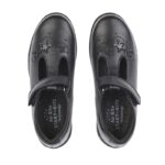 Start-Rite Star Jump School Shoes – Black Leather – Girls School Shoes - Crep Direct UK