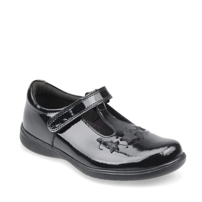 Start-Rite Star Jump School Shoes – Black Patent – Girls School Shoes - Crep Direct UK
