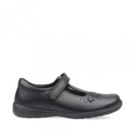 Start-Rite Star Jump School Shoes – Black Leather – Girls School Shoes - Crep Direct UK
