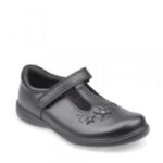 Start-Rite Star Jump School Shoes – Black Leather – Girls School Shoes - Crep Direct UK