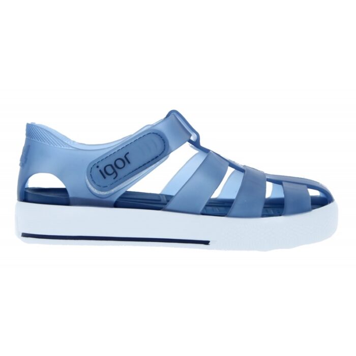 Igor Star Jelly Sandals – Navy – Girls Sandals - Crep Direct UK