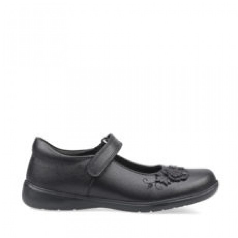 Start-Rite Wish School Shoes – Black Leather – Girls School Shoes - Crep Direct UK