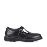 Start-Rite Angry Angels Imagine School Shoes – Black Leather – Girls School Shoes - Crep Direct UK