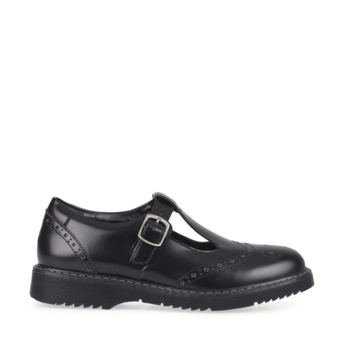 Start-Rite Angry Angels Imagine School Shoes – Black Leather – Girls School Shoes - Crep Direct UK