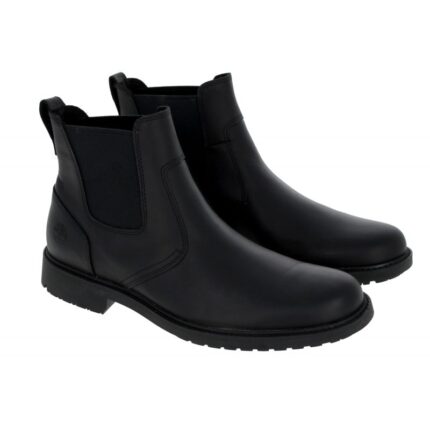 Timberland Stormbucks Chelsea TB05551R00 Boots – Black Leather – Mens Boots - Crep Direct UK