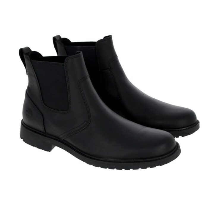 Timberland Stormbucks Chelsea TB05551R00 Boots – Black Leather – Mens Boots - Crep Direct UK