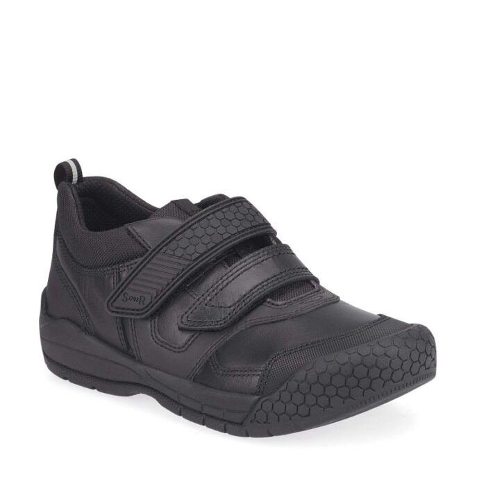 Start-Rite Strike School Shoes – Black Leather – Boys School Shoes - Crep Direct UK