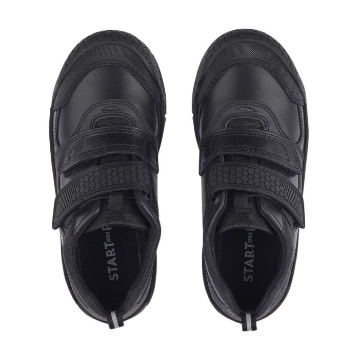 Start-Rite Strike School Shoes – Black Leather – Boys School Shoes - Crep Direct UK