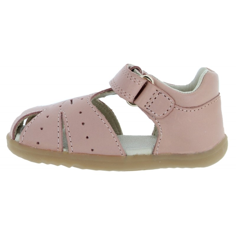 Bobux Step-Up Compass 7349 Sandals – Rose Leather – Girls Sandals - Crep Direct UK