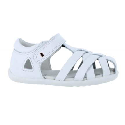 Bobux Step Up Tropicana II 732307 Closed Toe Sandals – White Leather – Girls Sandals - Crep Direct UK Bobux Step Up Tropicana II 732307 Closed Toe Sandals – White Leather – Girls Sandals - Crep Direct UK