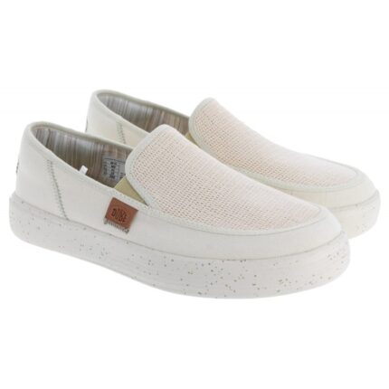 Hey Dude Sunapee Coastline 40726 Shoes – Bone – Mens Shoes - Crep Direct UK