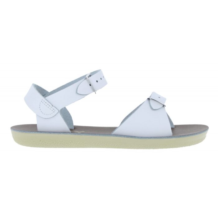 Salt-Water Surfer 1703 Childrens Sandals – White – Girls Sandals - Crep Direct UK
