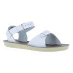 Salt-Water Surfer 1703 Childrens Sandals – White – Girls Sandals - Crep Direct UK