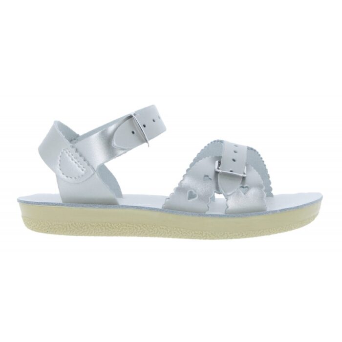 Salt-Water Sweetheart 1412 Sandals – Silver – Girls Sandals - Crep Direct UK