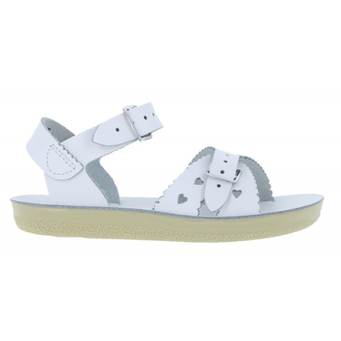 Salt-Water Sweetheart 1403 Childrens Sandals – White – Girls Sandals - Crep Direct UK