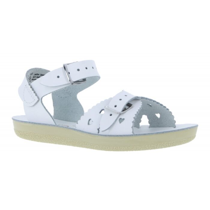 Salt-Water Sweetheart 1403 Childrens Sandals – White – Girls Sandals - Crep Direct UK