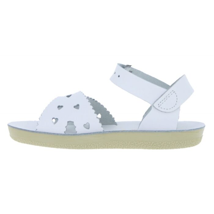 Salt-Water Sweetheart 1403 Childrens Sandals – White – Girls Sandals - Crep Direct UK
