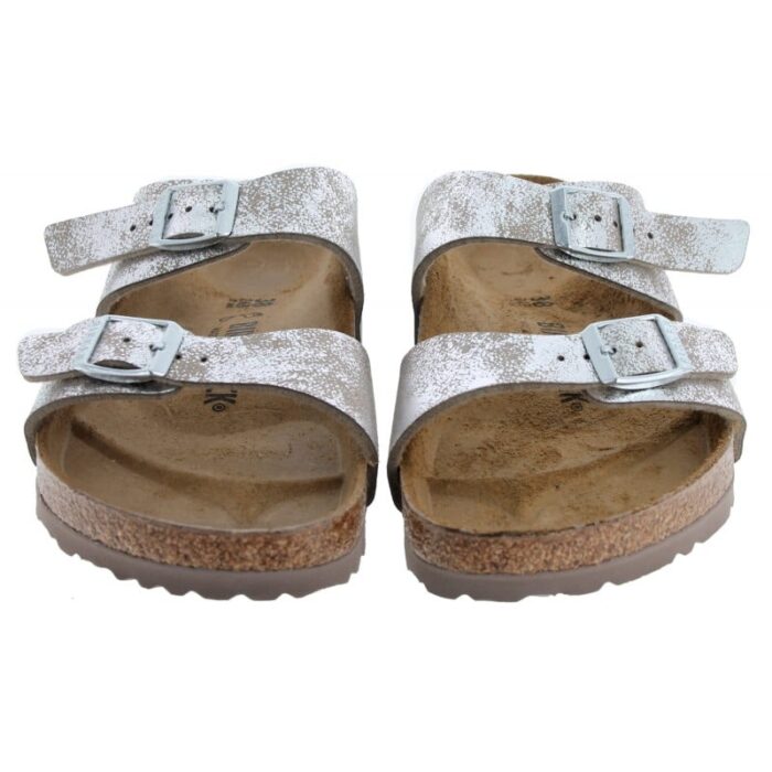 Birkenstock Sydney 1026961 Sandals – Silver Nubuck – Womens Sandals, Sliders & Toe Posts - Crep Direct UK