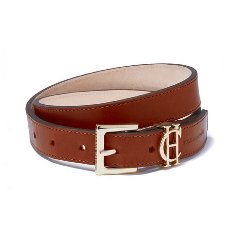Holland Cooper HC Slim Logo Belt – Tan Leather – Ladies Clothing - Crep Direct UK Holland Cooper HC Slim Logo Belt – Tan Leather – Ladies Clothing - Crep Direct UK