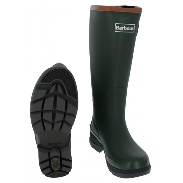 Barbour Tempest MRF0016 Mens Wellingtons – Olive – Mens Wellingtons - Crep Direct UK