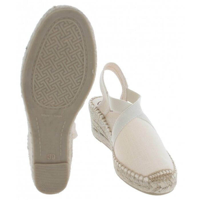 Toni Pons Ter Wedge Espadrilles – Cru Cotton – Womens Espadrilles - Crep Direct UK